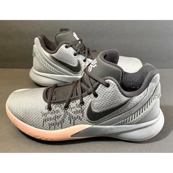Nike Kyrie Flytrap 2 Shoes Mens Size 10 Gray Black Gum Basketball AO4436-006 - Picture 11 of 12